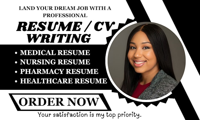 Gig Preview - Write a job winning nursing resume, pharmacy, healthcare, medical resume