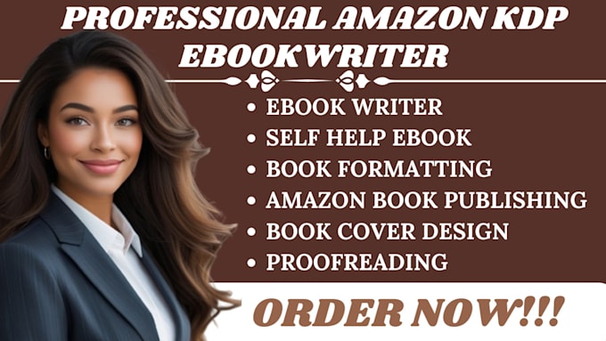 Bestseller - be amazon kdp ebook ghostwriter book publishing formatting, ebook proofreading