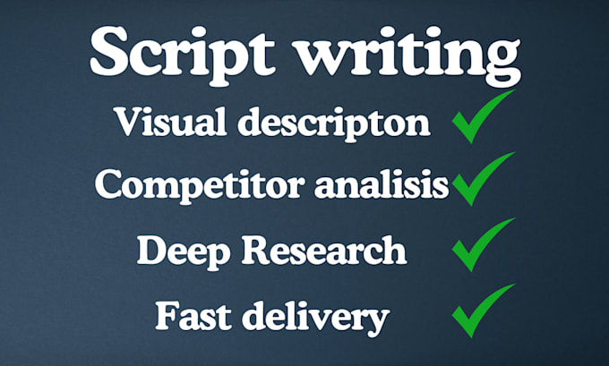 Bestseller - make the best video script for you