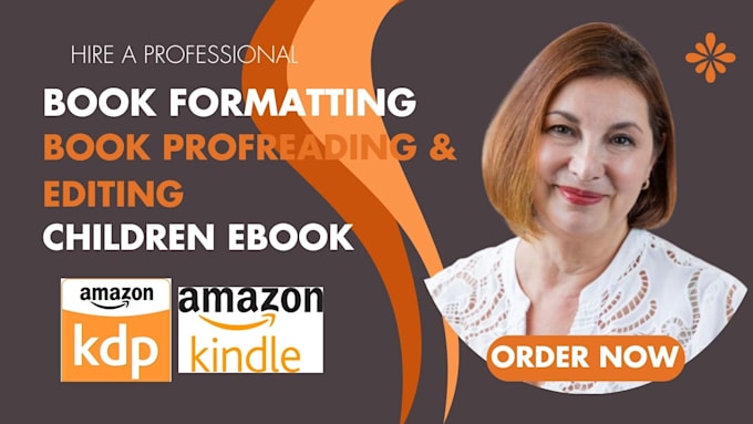 Gig Preview - Do book editing and formatting for your fiction novel, children book and ebook