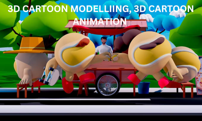 Bestseller - create 3d cute characters, animals, cartoon modeling for mascot or 3d print