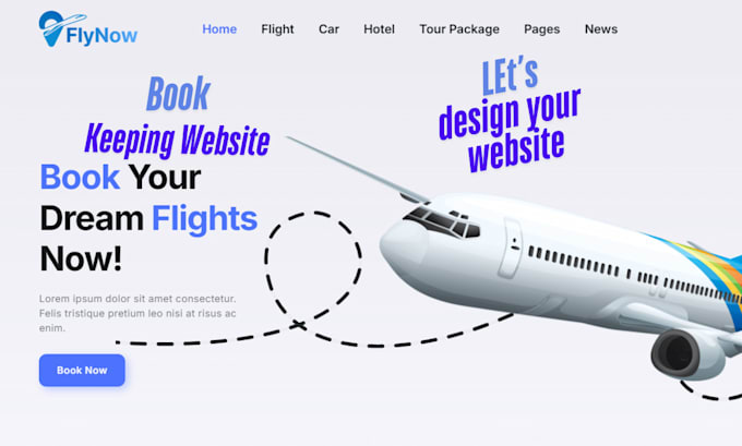 Gig Preview - Build flight ticket website, flight booking website, airline booking website