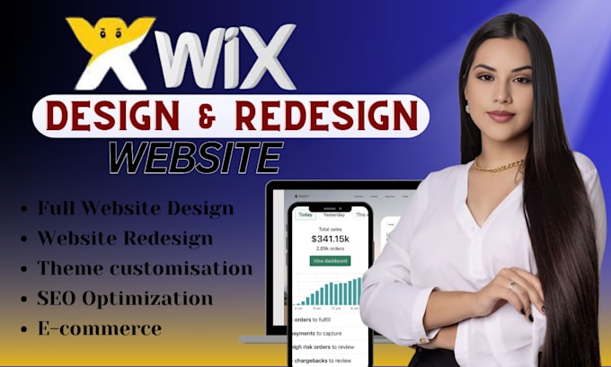 Bestseller - build wix website design, wix studio, wix redesign, wix website