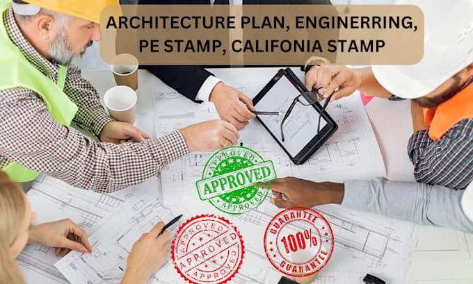 Gig Preview - Do architectural design building engineering pe stamp california stamp