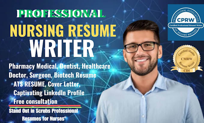 Bestseller - write nursing medical healthcare doctor registered nurse resume CV linkedin