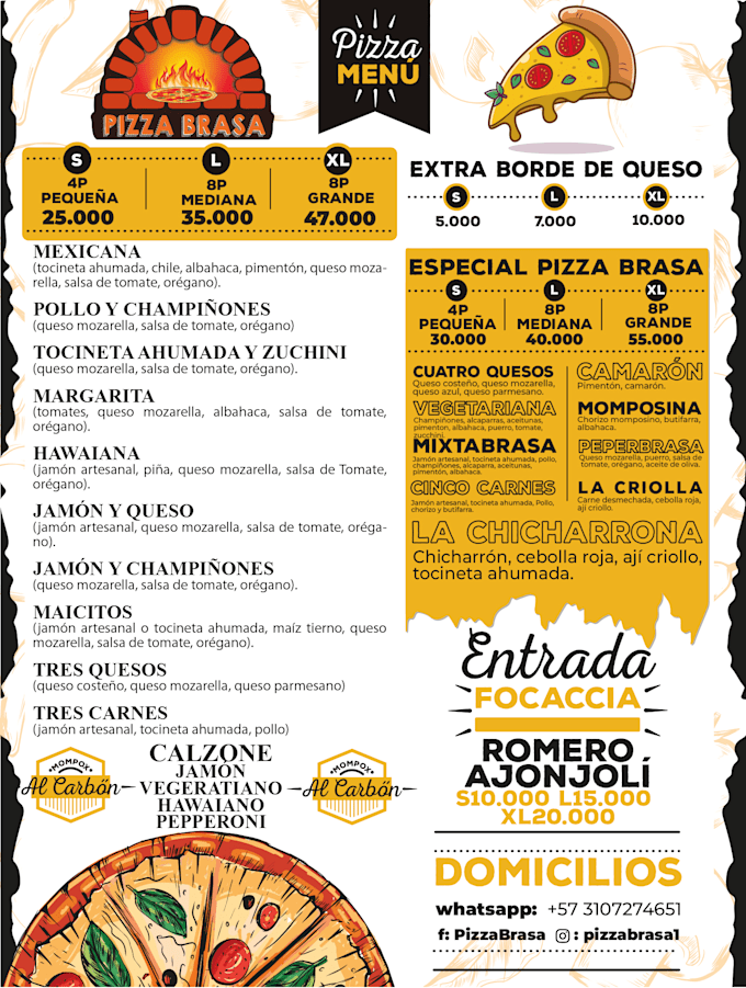 Gig Preview - Diseñare un menu profesional y atractivo para tu restaurante