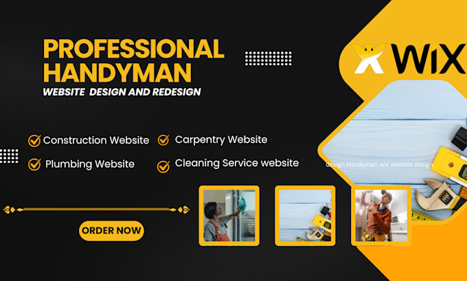 Bestseller - handyman website design booking website, plumber website, cleaning website