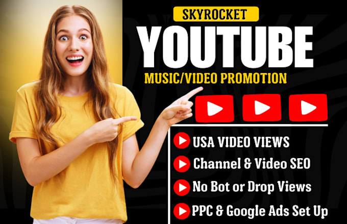 Bestseller - do viral USA youtube promotion, kids video promotion with google ads