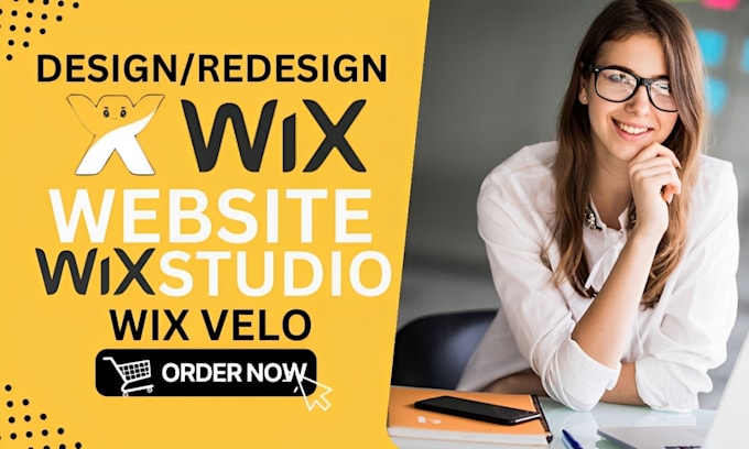 Gig Preview - Wix website design redesign wix website wix velo code redesign wix studio, SEO