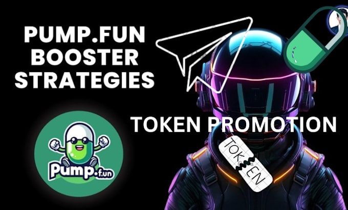 Gig Preview - Boost pump fun token sales,pump fun promotion hit active 500m pump fun investors