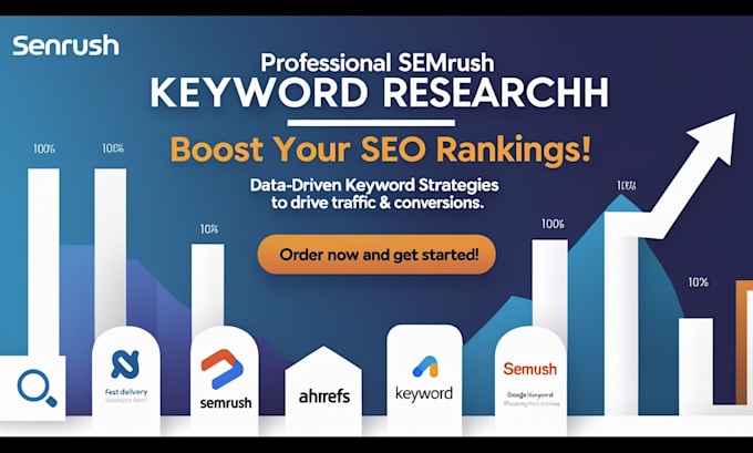 Gig Preview - Provide ahrefs or semrush keyword research and competitor analysis reports