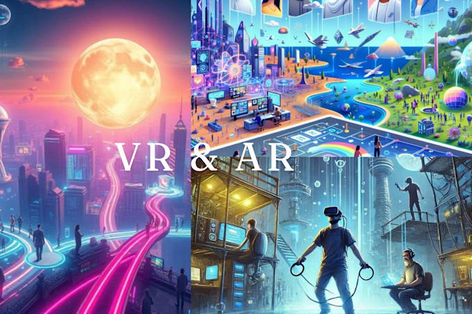 Gig Preview - Develop your exicting VR, ar and metaverse game in oculus quest in unity 3d game