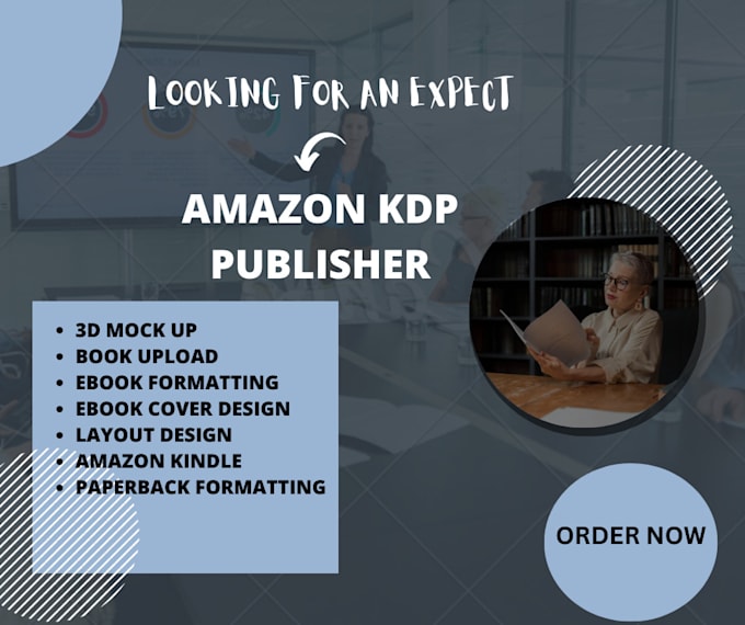 Gig Preview - Self publish amazon kdp print ebook layout nonfiction design paperback