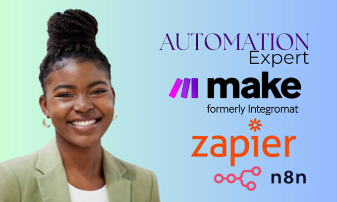 Gig Preview - Setup make com automation zapier zaps made com n8n API ai agents