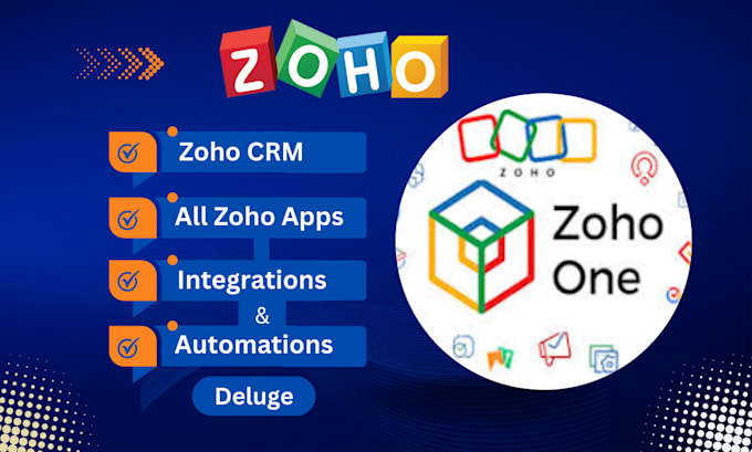 Gig Preview - Manage and setup zoho crm, zoho one, zoho forms and zoho books