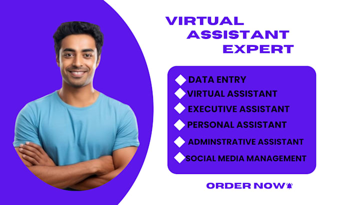 Gig Preview - Be your long term personal administrative executive  virtual assistant