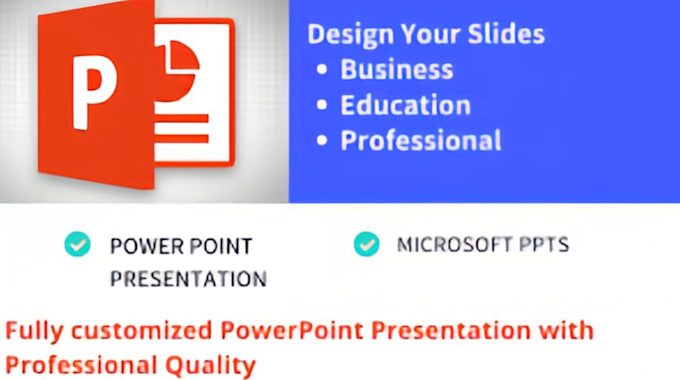 Gig Preview - Create professional powerpoint presentation design