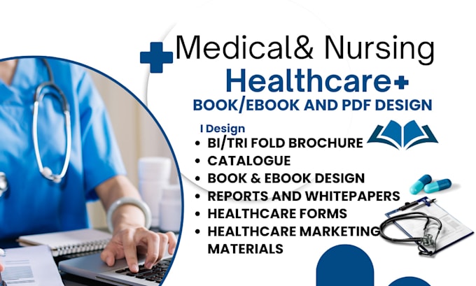 Gig Preview - Design medical, nursing, healthcare ebooks, brochures, PDF lead magnet on canva