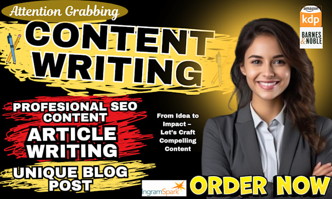 Gig Preview - Be your seo article writer, content writer or blog writer