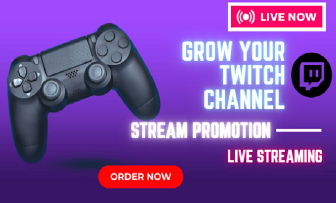 Bestseller - organically promote and bring the live viewers to your twitch channel