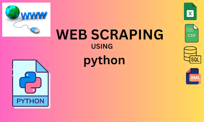 Gig Preview - Do web scraping, data mining and data collection using python