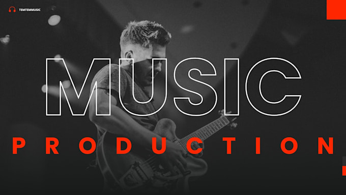 Gig Preview - Produce and make an original song like edm, pop, rock