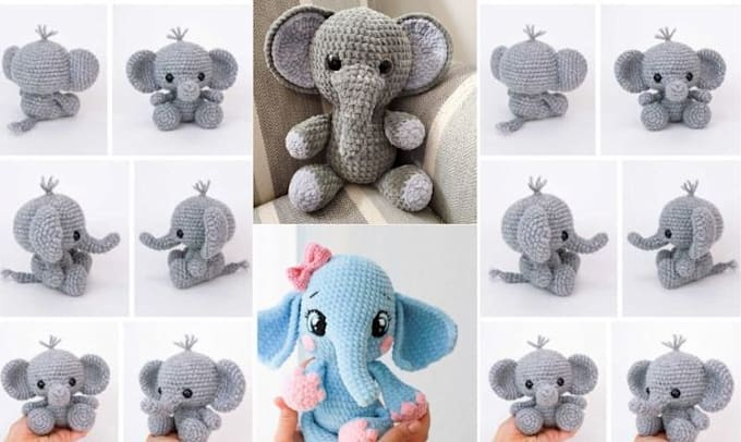 Gig Preview - Do valentine amigurumi crochet pattern crochet pattern for etsy store