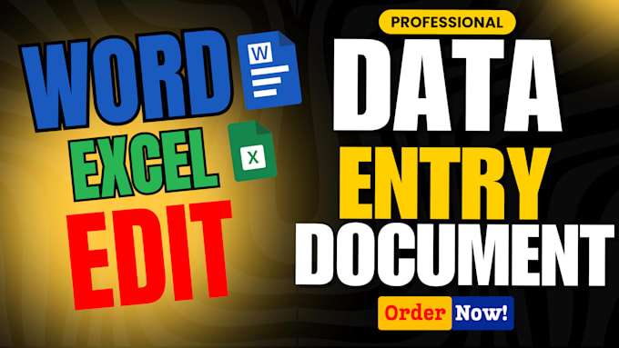 Gig Preview - Type document in microsoft word for office official files, edit, format,copy,any