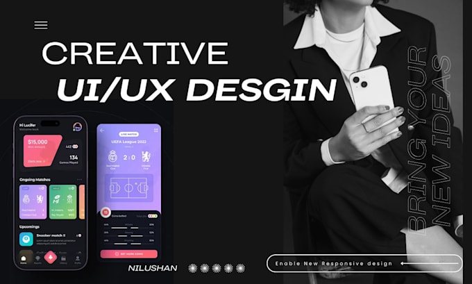 Bestseller - design professional UI UX in figma for web and mobile apps