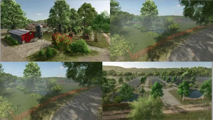 Gig Preview - Build custom mod farm map, truck trailers shop for fs22 fs25 fs19