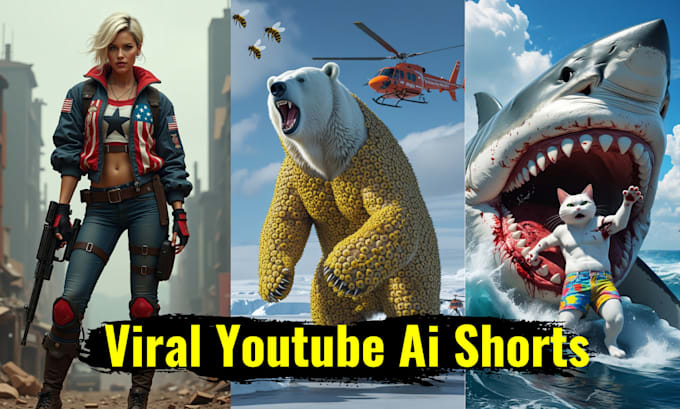 Gig Preview - Create viral youtube ai shorts