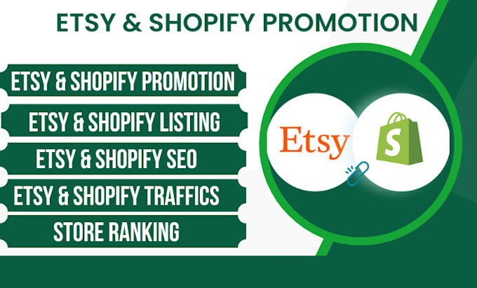 Gig Preview - Advertise and promote etsy shop ebay and shopify amazon store to boost sales