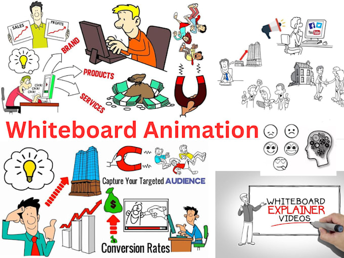 Bestseller - create whiteboard animation video with voiceover in 24 hours