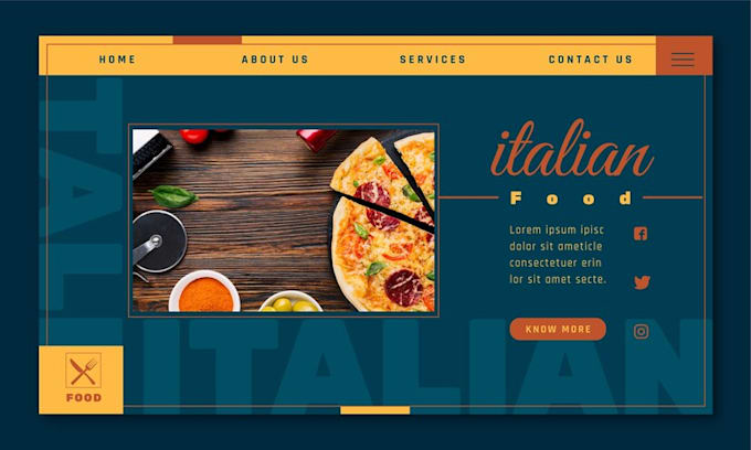 Gig Preview - Design restaurant website with online order system