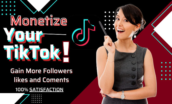 Bestseller - do tiktok monetization, grow tiktok organic followers and drive tiktok sales