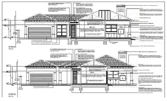 Gig Preview - Draw a full set of architectural construction drawings