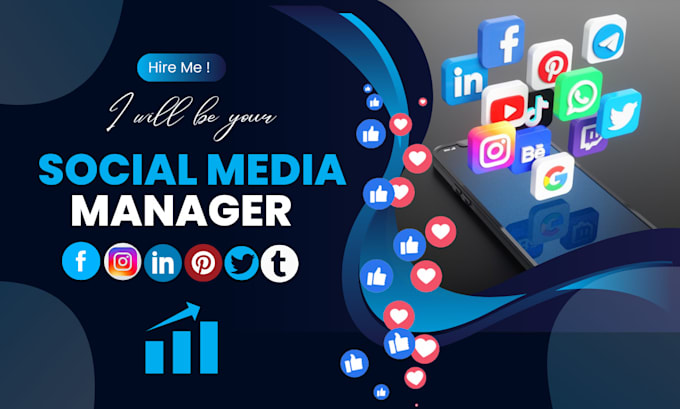 Gig Preview - Be your social media marketing manager