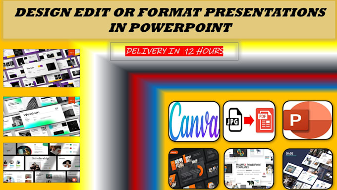 Bestseller - edit redesign format and make new powerpoint presentation