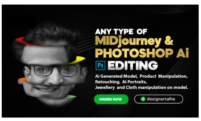 Gig Preview - Create and fix ai model using midjourney, photoshop ai