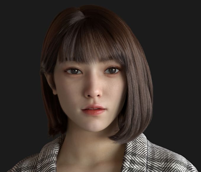 Gig Preview - Do 3d character modeling realistic 3d character daz 3d character 3d rendering