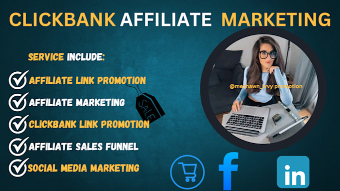 Gig Preview - Promote clickbank affiliate link,affiliate link promotion