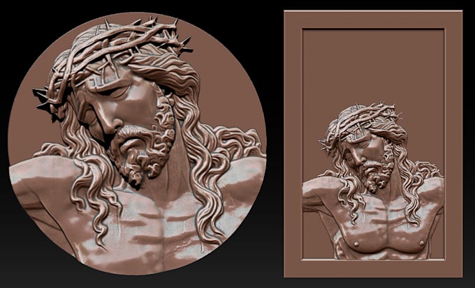 Gig Preview - Do 3d coin model challenge coin bas relief model medallion 3d spinning logo, cnc