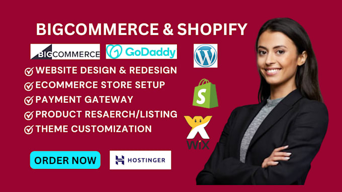 Gig Preview - Webstore woocommerce website, online store, webshop with shopify, wordpress, wix