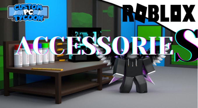 Bestseller - create custom 3d roblox accessories, roblox weapon