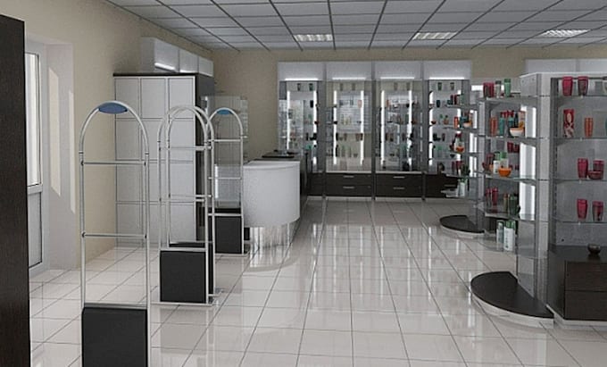 Bestseller - do 3d cgi and render unreal engine hospital, pharmacy store design, chemist