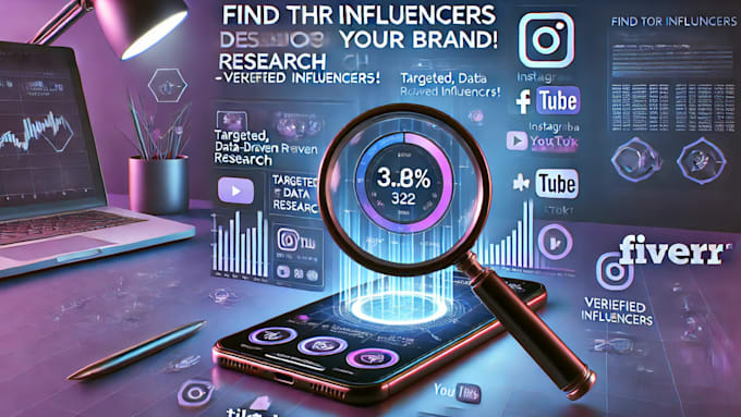 Gig Preview - Expert influencer research for effective marketing campaigns