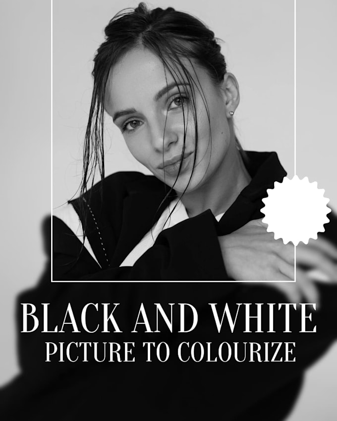 Bestseller - change black and white photo in professional photo