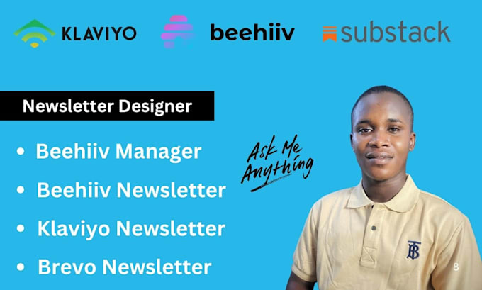 Bestseller - design beehiiv newsletter template substack brevo klaviyo beehiiv template