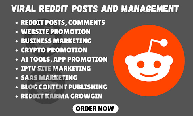 Gig Preview - Do viral reddit post for business website memecoin iptv app ecommerce management