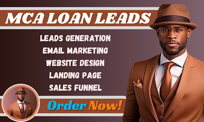 Gig Preview - Mca loan leads business loan leads mca leads facebook google instagram video ads